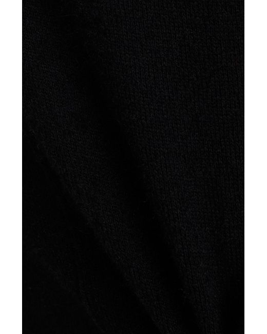 Ba&sh Black Holly Knitted Midi Skirt