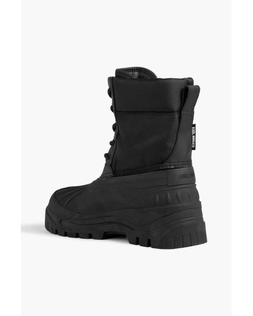 Axel Arigato Black Cryo Canvas And Rubber Boots