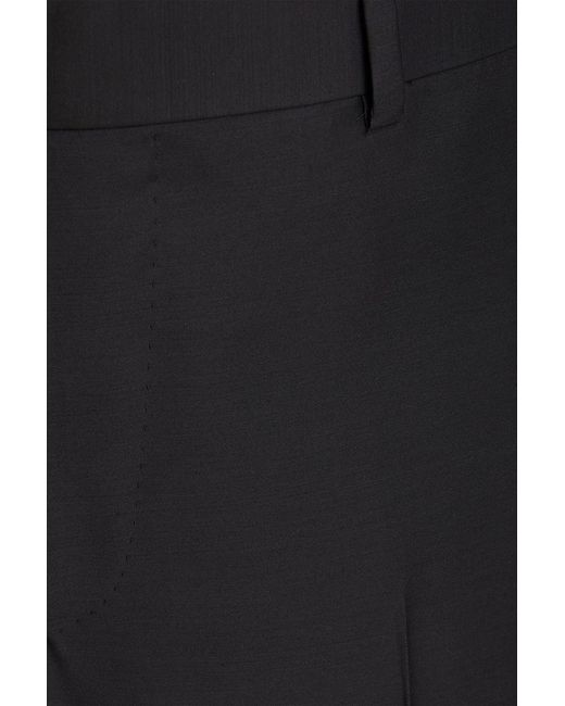 Dunhill Black Wool And Silk-Blend Pants for men