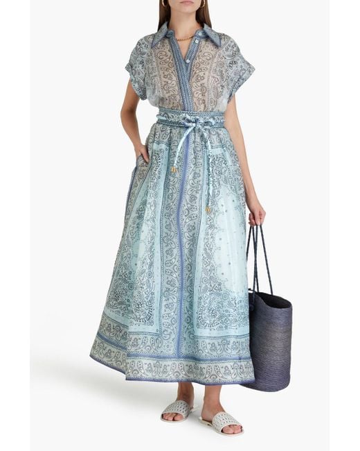 Zimmermann Blue Skirts