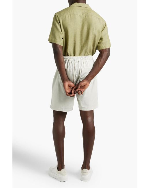 Frescobol Carioca Sergio shorts aus twill aus einer baumwollmischung mit tunnelzug in White für Herren