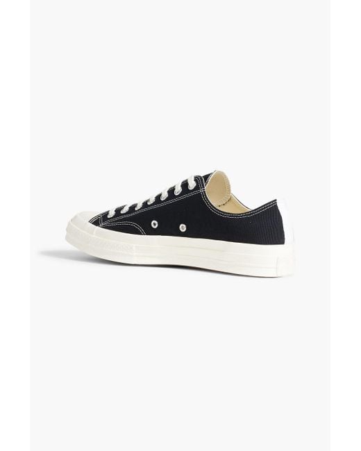 COMME DES GARÇONS PLAY Black Chuck 70 Printed Canvas Sneakers for men