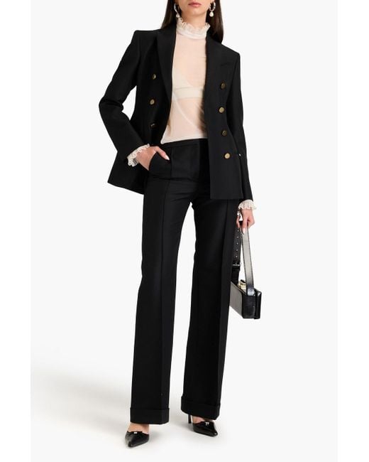 Philosophy Di Lorenzo Serafini Black Grain De Poudre Bootcut Pants