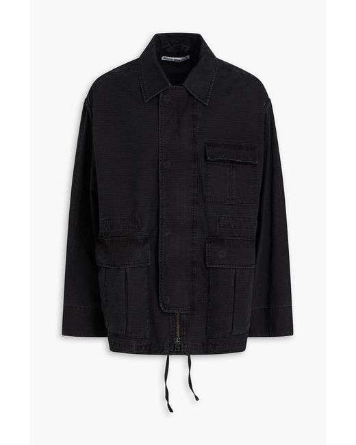 Acne Black Cotton-Ripstop Jacket for men