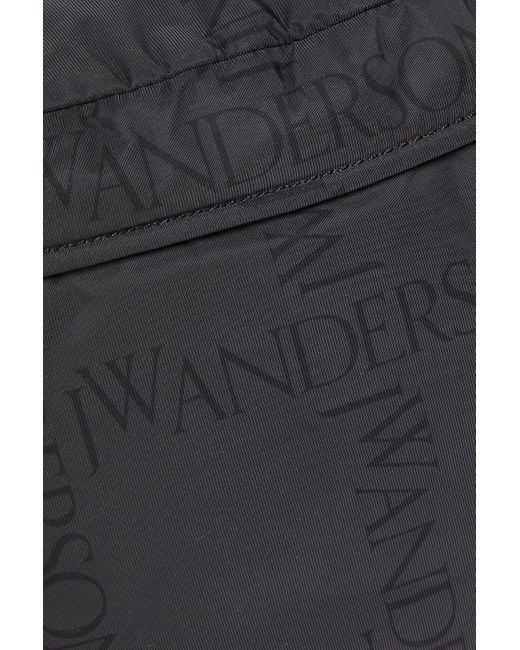 J.W. Anderson Black Printed Shell Belt Bag for men