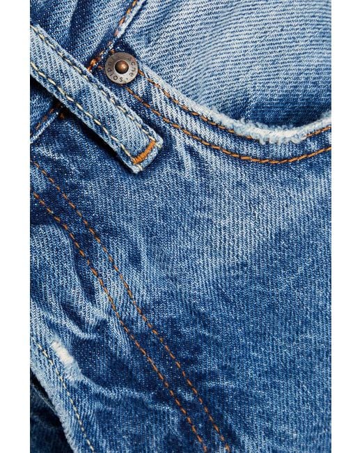 Acne Jeans aus denim in ausgewaschener optik in Blue für Herren