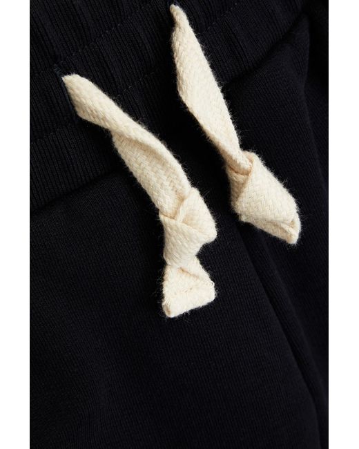 Studio Nicholson Blue Cotton-fleece Drawstring Shorts for men
