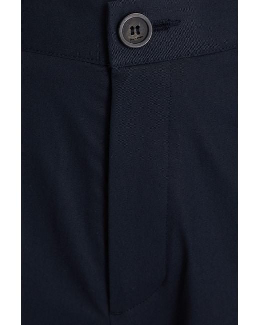 Sandro Sigma shorts aus twill aus einer baumwollmischung in Blue für Herren