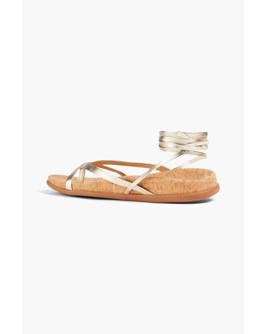 Ancient Greek Sandals White Gylkeria sandalen aus -leder