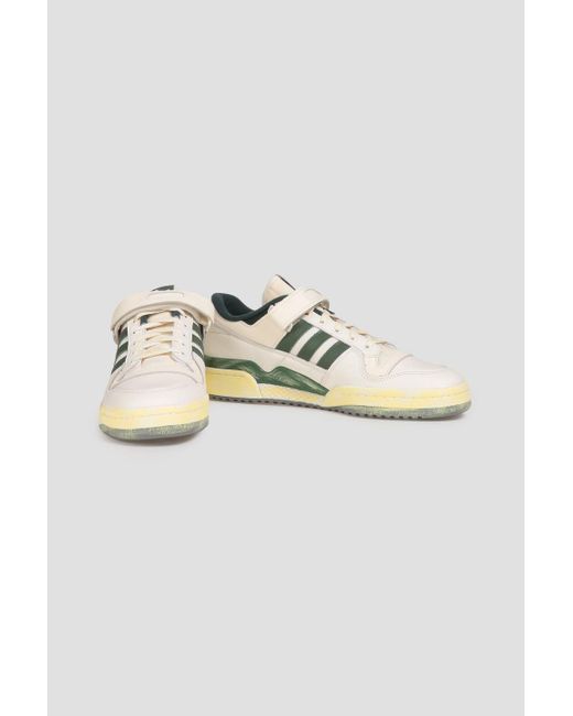 Adidas Originals Metallic Forum 84 Shell And Leather High-top Sneakers for men