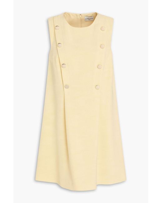 Claudie Pierlot Natural Lyocell-blend Mini Dress