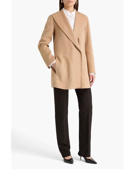 Theory Natural Wool And Cashmere-blend Coat