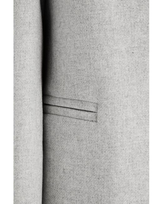 Claudie Pierlot Gray Wool-blend Tweed Coat