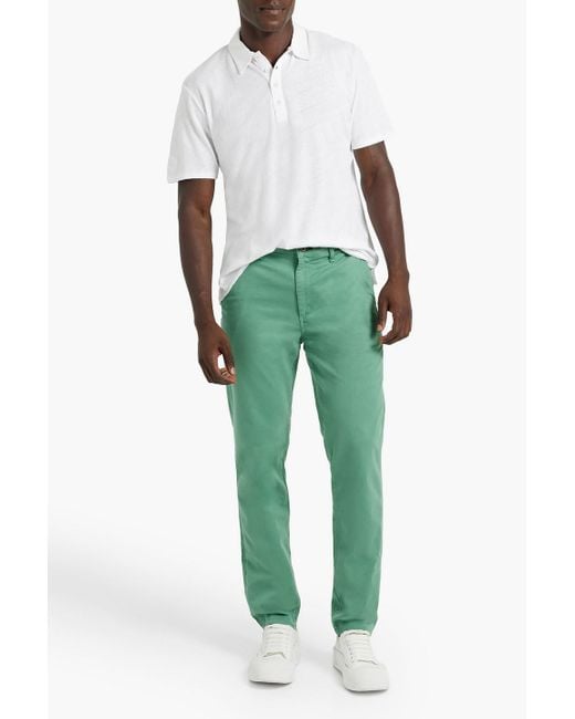 Rag & Bone Green Fit 2 Slim-fit Cotton-blend Twill Chinos for men