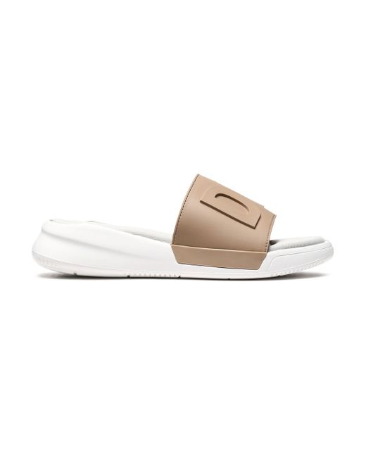 DKNY Multicolor Embossed Rubber Sandals