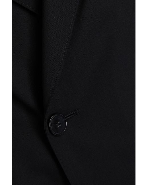 Emporio Armani Black Wool Vest for men