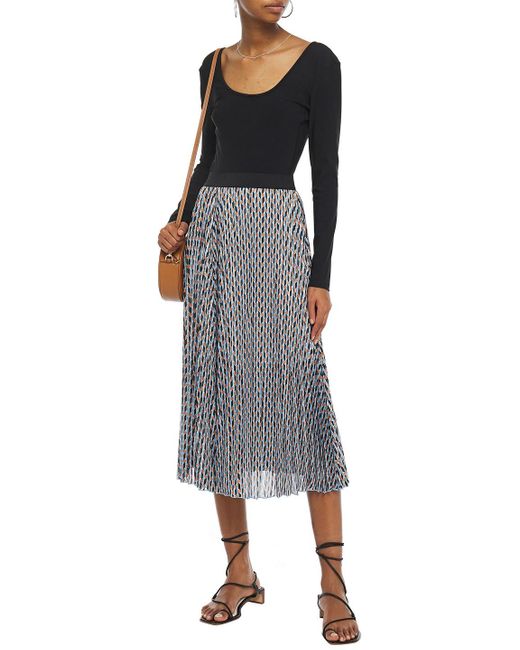 maje midi skirt