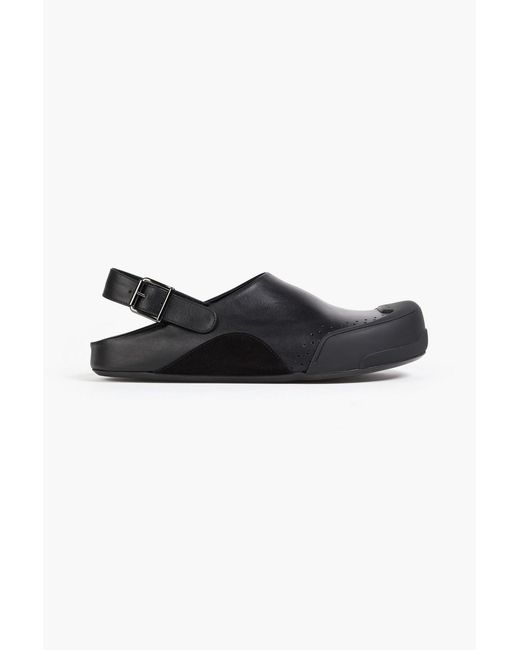 Marni Slingback-clogs aus leder in Black für Herren