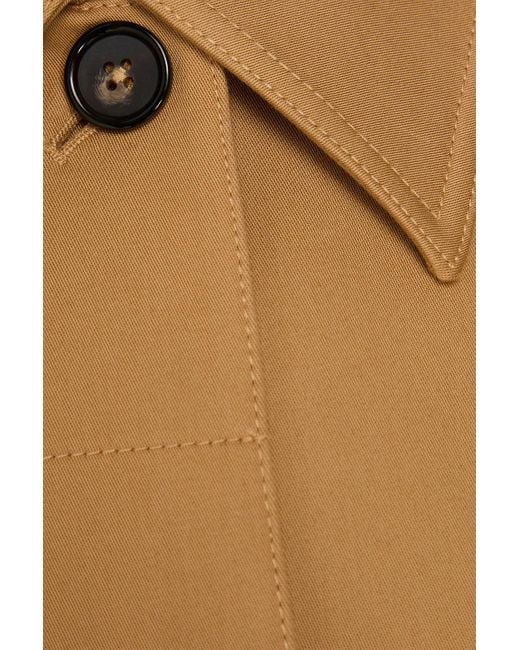 Totême  Natural Cotton-twill Coat