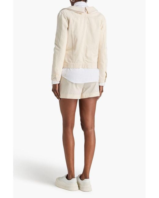 Marni Natural Striped Denim Jacket