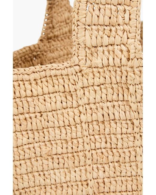 Maje Natural Raffia Tote