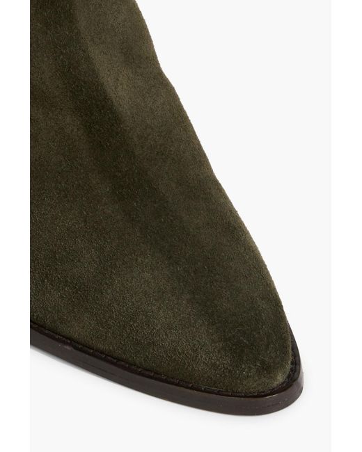 Isabel Marant Green Riria Over-the-knee Suede Boots