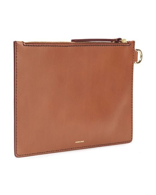 Joseph Brown Leather Pouch