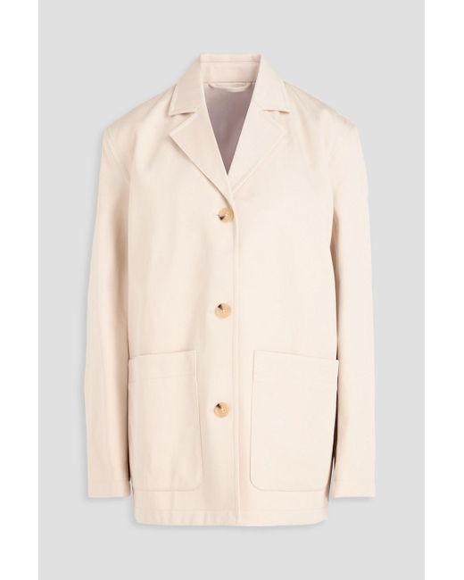 Totême  Natural Cotton-Twill Blazer
