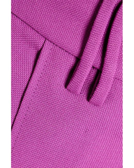 Ganni Pink Woven Tapered Pants