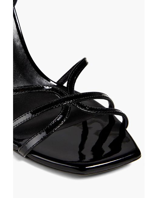 Stuart weitzman patent leather sandals store