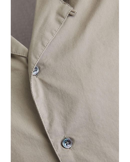 James Perse Gray Cotton Shirt for men