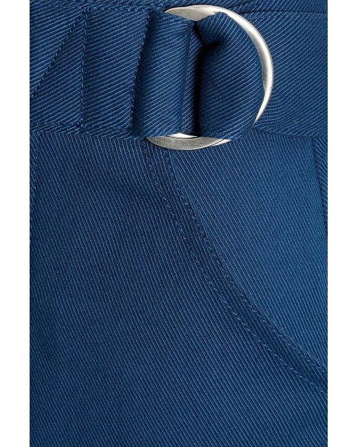 3.1 Phillip Lim Blue Cotton-blend Twill Cargo Pants