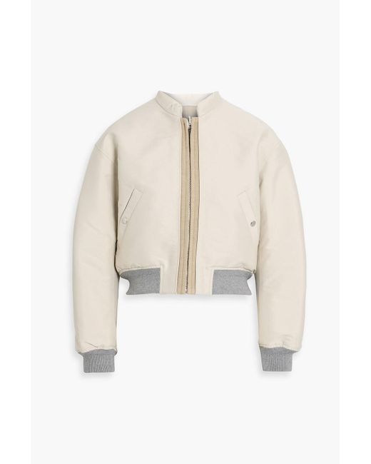 Theory Natural Twill Bomber Jacket