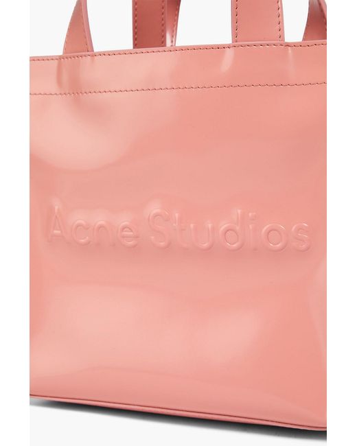 Acne Pink Embossed Tote