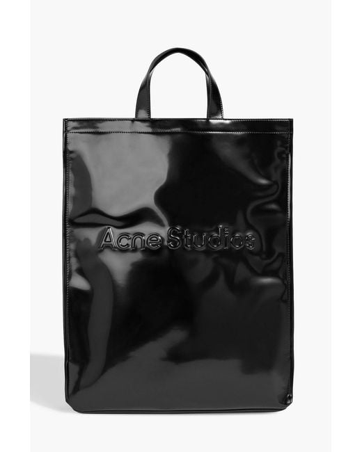Acne Black Embossed Tote