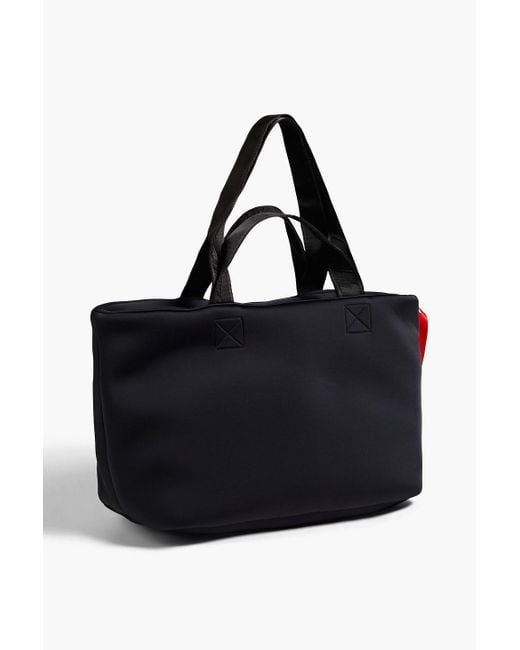 Off White c o Virgil Abloh Commercial Printed Neoprene Tote in