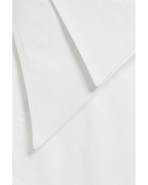 Valentino Garavani White Cotton-poplin Shirt