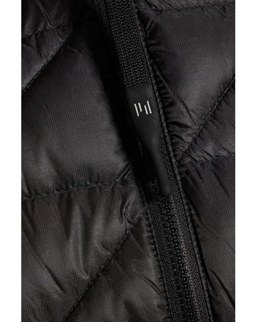Holden Black Quilted Shell Hooded Down Jacket for men