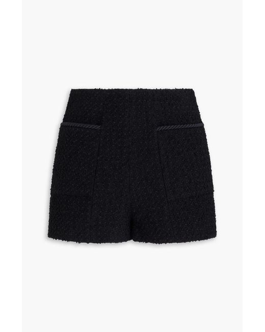 Claudie Pierlot Black Bouclé-tweed Shorts