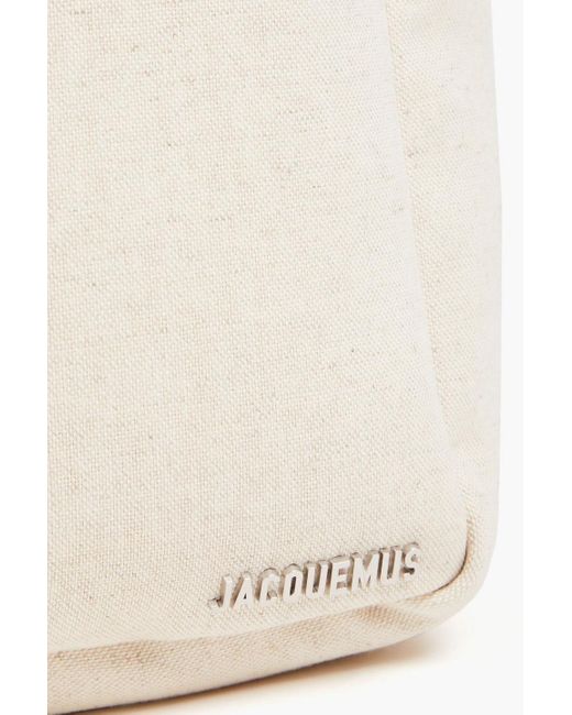 Jacquemus Natural Le Cuscinu Canvas Shoulder Bag
