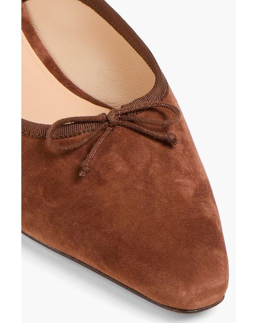 Veronica Beard White Catherine Suede Mules