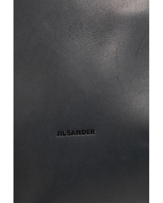 Jil Sander Black Leather Shoulder Bag