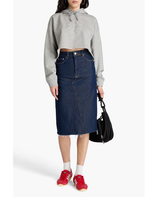 Ganni Blue Jeansrock