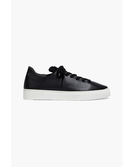 Sam Edelman Black Poppy Pebbled-leather Sneakers