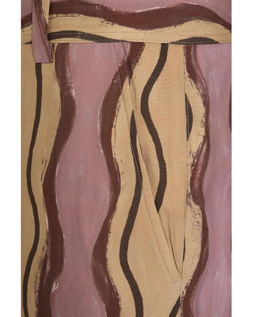Jacquemus Purple Printed Woven Pants for men