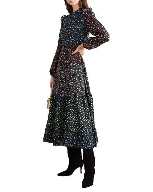 Silk-blend Midi Dress 
