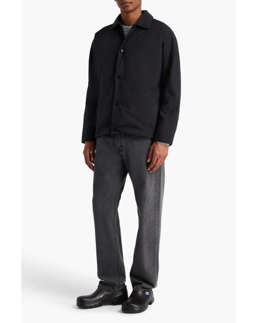 Rag & Bone Black Henderson Padded Shell Jacket for men