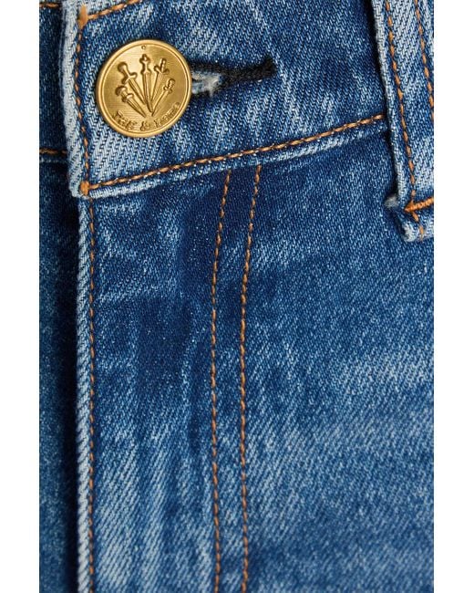 Rag & Bone Blue Peyton High-Rise Bootcut Jeans