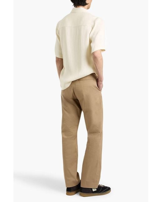 Sandro Natural Ribbed Jersey Shirt for men