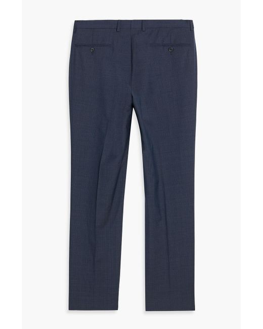 Sandro Blue Tapered Wool Pants for men